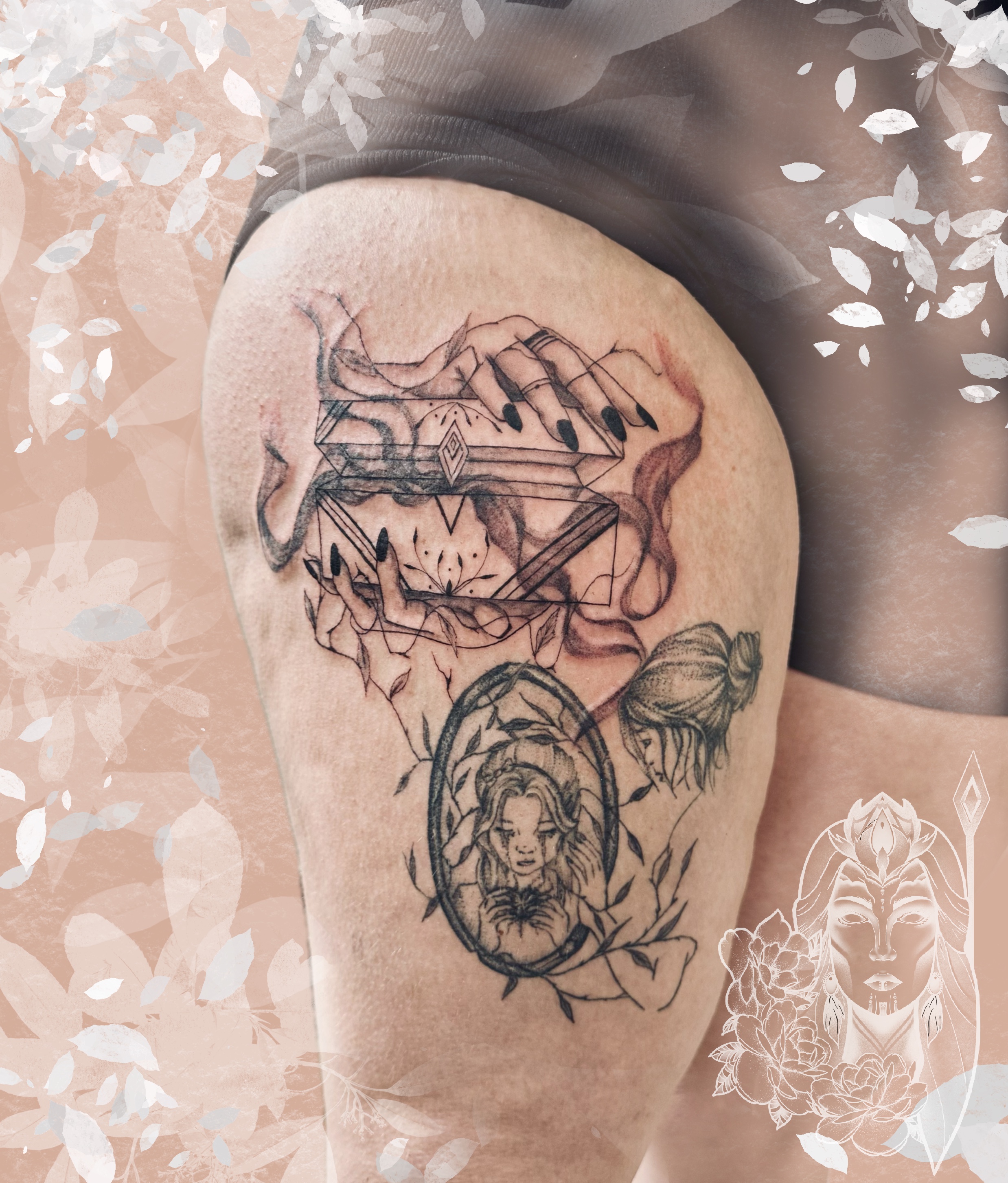 tatouage main et boîte à secret– Inkaat